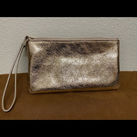 Kate Spade Small Metallic Gold Wristlet - Picture 7 of 13